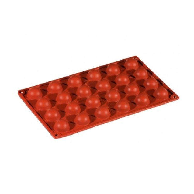 Set 3 Stampi In Silicone A Semisfera - 6, 15 E 35 Cavità Per Dolci E Cioccolato - Foto 7