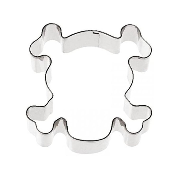 TAGLIAPASTA INOX TESCHIO PIRATI Tagliapasta inox teschio pirati