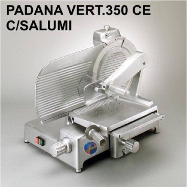 Affettatrice padana 350 vert.ce v.400 c.salumi