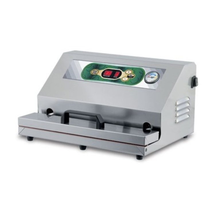 SOTTOVUOTO INOX BARRA CM.45 AD ESTRAZIONE MOD.PROFESSIONAL 1000B LCD Sottovuoto inox barra cm.45 ad estrazione mod.professional 1000b lcd