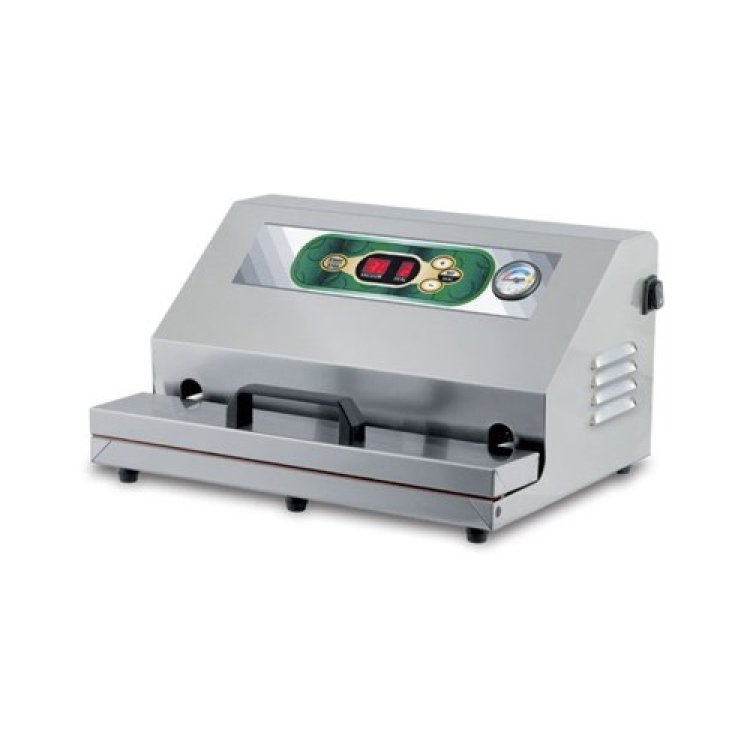 SOTTOVUOTO INOX BARRA CM.55 AD ESTRAZIONE MOD.PROFESSIONAL 2000S LCD Sottovuoto inox barra cm.55 ad estrazione mod.professional 2000s lcd