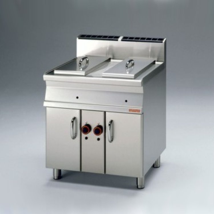 FRIGGITRICE 70 GAS LT.18+18 CM.80X70 H.90 Friggitrice 70 gas lt.18+18 cm.80x70 h.90